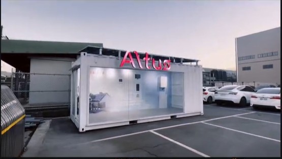 ATMOCEＸ實測儲能貨櫃屋